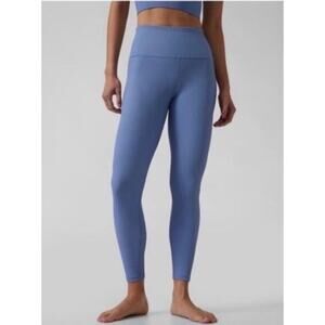 Athleta‎ Elation Rib Tight Leggings in Blue size Large